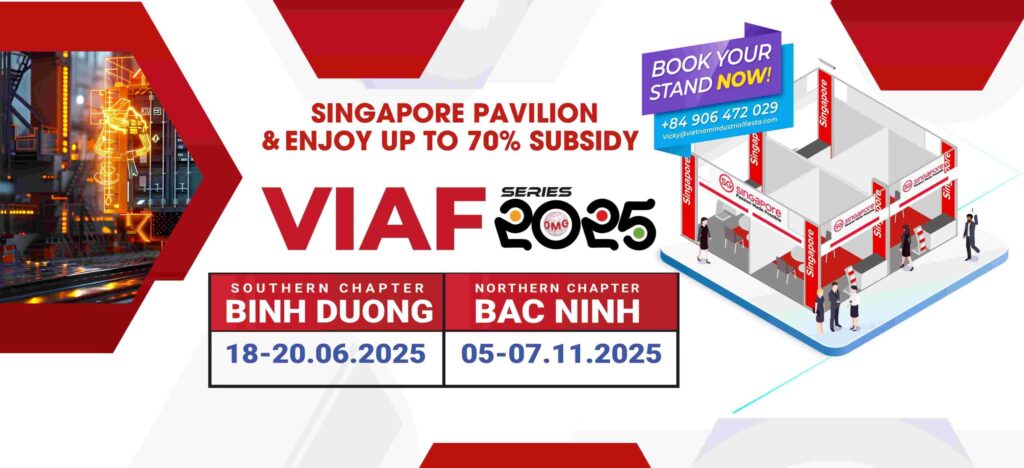 VIMF 2025: Triển lãm công nghệ xây dựng chuyển đổi số ngành xây dựng Việt Nam 1 BANNER SGP 2025 01 scaled 1