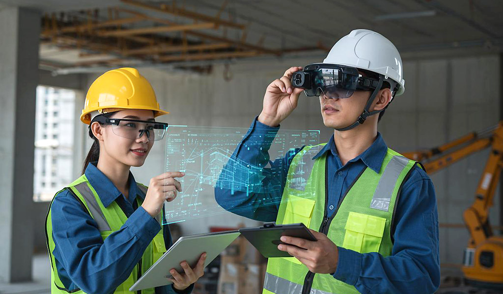 Chuyển đổi số ngành xây dựng với BIM: Nền tảng thúc đẩy Contech 4 Thực tế ảo (VR) và Thực tế tăng cường (AR): Trải nghiệm mô hình 3D sống động